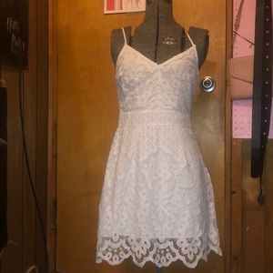 White Abercrombie & Fitch Lace Dress